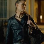 Lucy Fry Night Teeth Zoe Black Leather Jacket