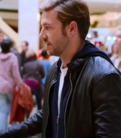 Luke Bracey Holidate Jackson Leather Black Jacket