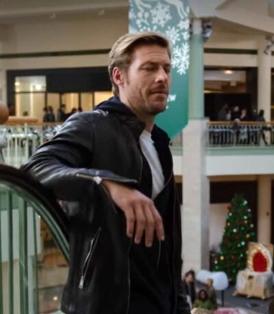 Luke Bracey Holidate Jackson Leather Black Jacket