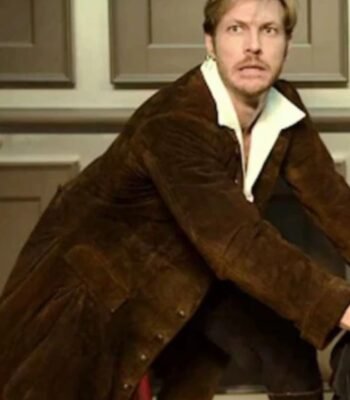 Luke Bracey Holidate Jackson Long Brown Trench Coat
