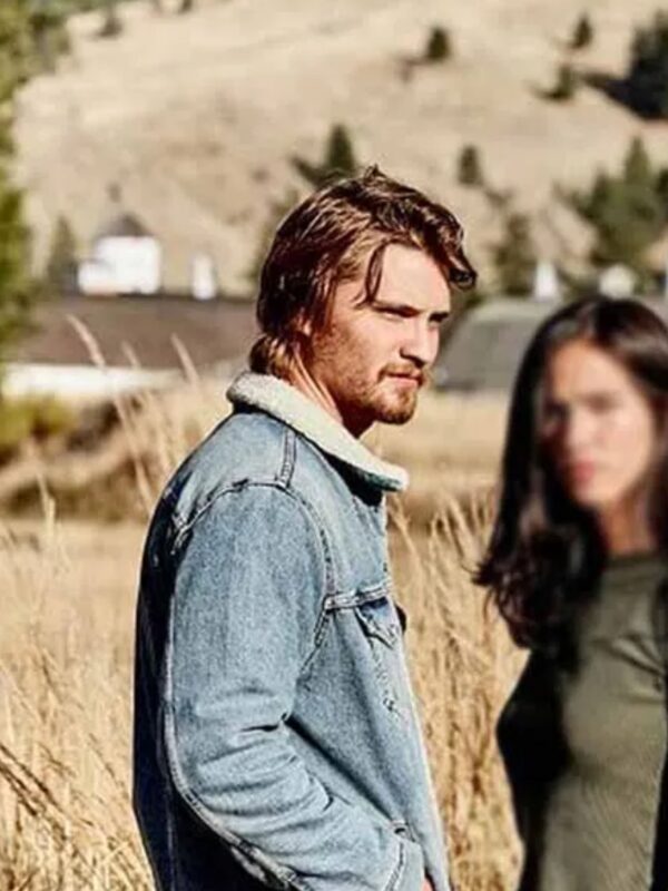 Luke Grimes Yellowstone Blue Denim Trucker Jacket
