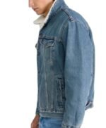Luke Grimes Yellowstone Blue Denim Trucker Jacket