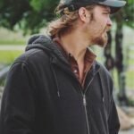 Luke Grimes Yellowstone Dark Grey Fleece Fur Jacket