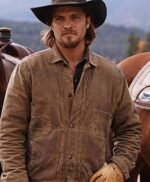 Luke Grimes Yellowstone Kayce Dutton Brown Bomber Jacket