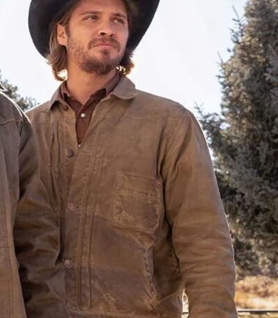 Luke Grimes Yellowstone Kayce Dutton Brown Bomber Jacket