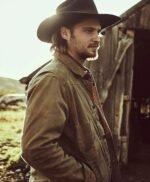 Luke Grimes Yellowstone Kayce Dutton Brown Bomber Jacket