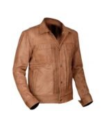 Luke Grimes Yellowstone Kayce Dutton Brown Bomber Jacket
