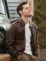 Luke Kleintank The Man In The High Castle Brown Leather Jacket