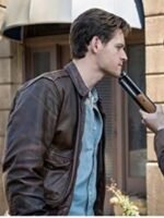 Luke Kleintank The Man In The High Castle Brown Leather Jacket