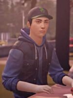 Luke Parker Life Is Strange Black Leather Vest
