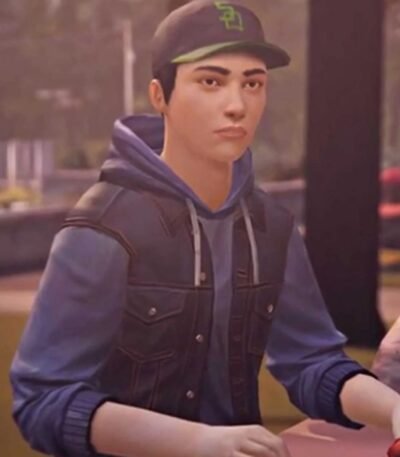 Luke Parker Life Is Strange Black Leather Vest