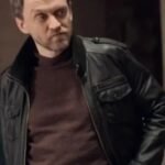 Lupin Captain Romain Laugier Black Leather Jacket