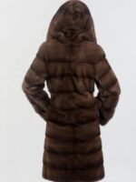 Lydia Brown Mink Fur Coat
