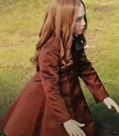 M3GAN 2023 Jenna Davis Brown Coat