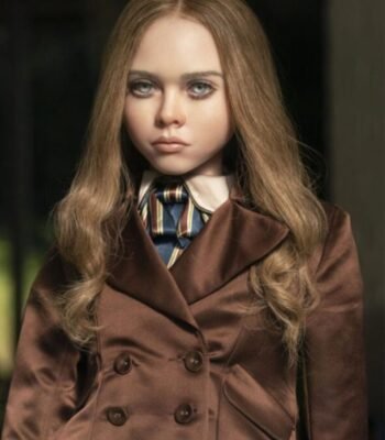M3GAN 2023 Jenna Davis Brown Coat