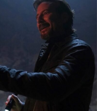 MacGyver S04 Russ Taylor Leather Black Jacket