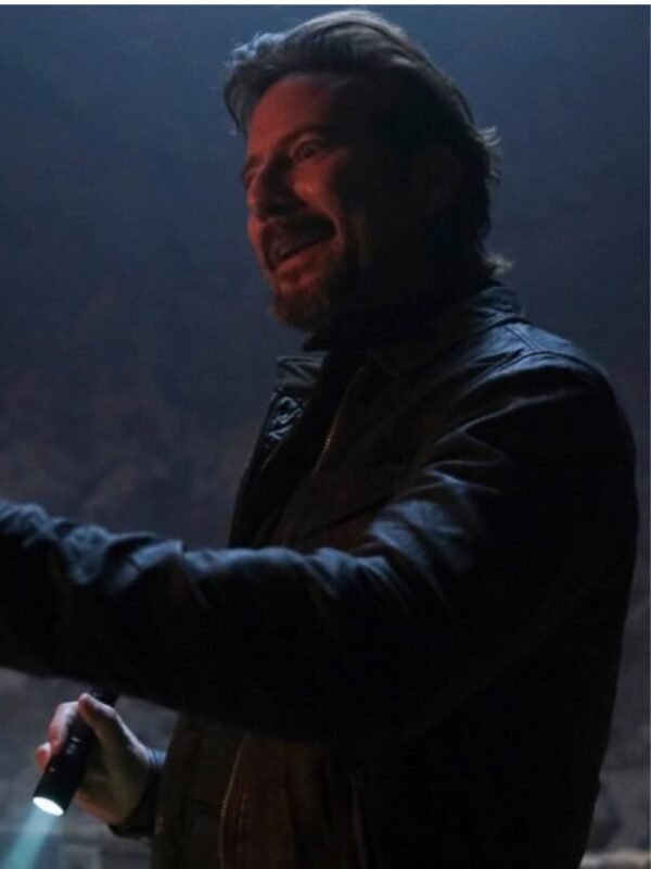 MacGyver S04 Russ Taylor Leather Black Jacket