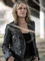 Madison Clark Fear The Walking Dead Black Leather Jacket - Image 2