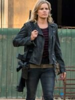 Madison Clark Fear The Walking Dead Black Leather Jacket - Image 4