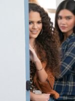 Madison Pettis He’s All That Brown Leather Jacket