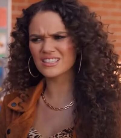Madison Pettis He’s All That Brown Leather Jacket