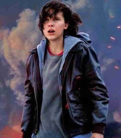Madison Russell Godzilla_ King of the Monsters Bomber Leather Jacket
