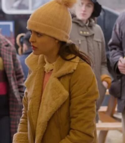 Madison St Claire October Faction Suede Shearling Jacket