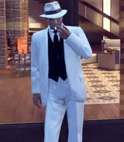 Mafia Don Morrelo White Suit
