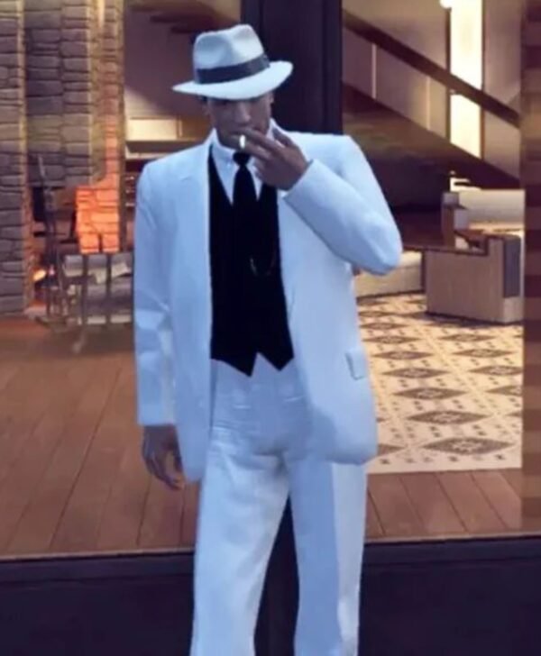 Mafia Don Morrelo White Suit