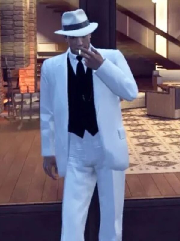 Mafia Don Morrelo White Suit