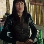 Maggie Q The Protege Anna Black Leather Jacket