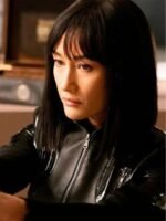 Maggie Q The Protege Anna Black Leather Jacket