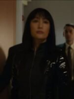 Maggie Q The Protege Anna Black Leather Jacket