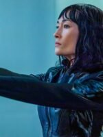 Maggie Q The Protege Anna Black Leather Jacket