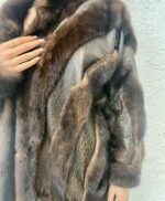 Magnus Vintage Mink Fur With Real Leather Coat