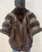 Magnus Vintage Mink Fur With Real Leather Coat