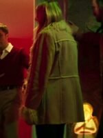 Maisie The Sacrifice Game 2023 Beige Leather Coat