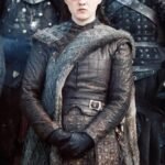 Maisie Williams Game Of Thrones GOT Leather Coat