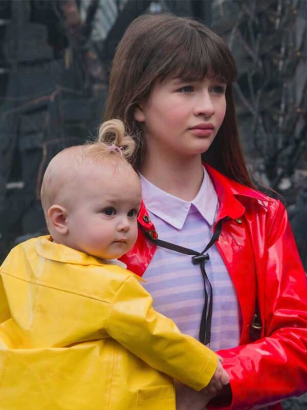 Malina Weissman A Series Of Unfortunate Events Red Raincoat Jacket