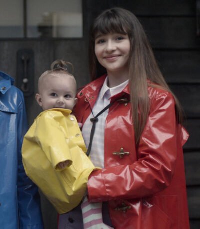 Malina Weissman A Series Of Unfortunate Events Red Raincoat Jacket