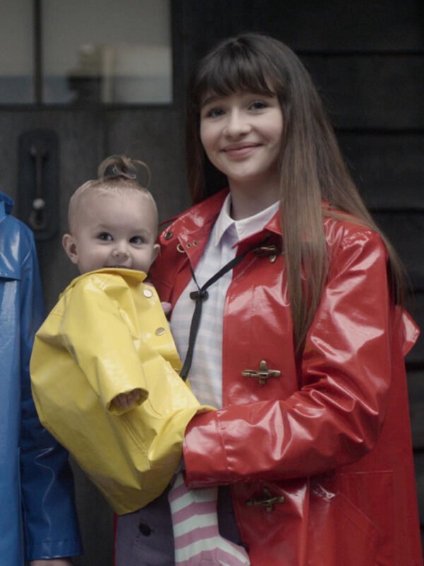 Malina Weissman A Series Of Unfortunate Events Red Raincoat Jacket