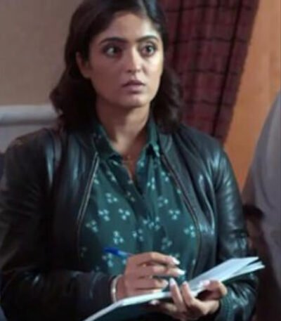 Mandeep Dhillon After Life Sandy Black Leather Jacket