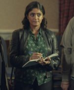 Mandeep Dhillon After Life Sandy Black Leather Jacket