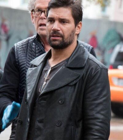 Manu Bennett Beta Test Black Peacoat