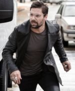 Manu Bennett Beta Test Black Peacoat
