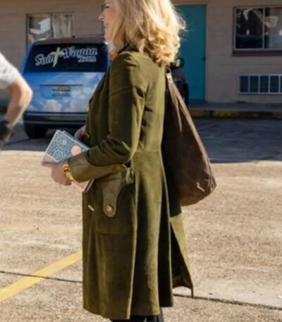 Margaret Monreaux Filthy Rich Green Coat