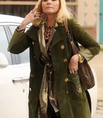 Margaret Monreaux Filthy Rich Green Coat