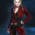 Margot Robbie Harley Quinn Suicide Squad 2 Red Jacket