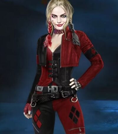 Margot Robbie Harley Quinn Suicide Squad 2 Red Jacket