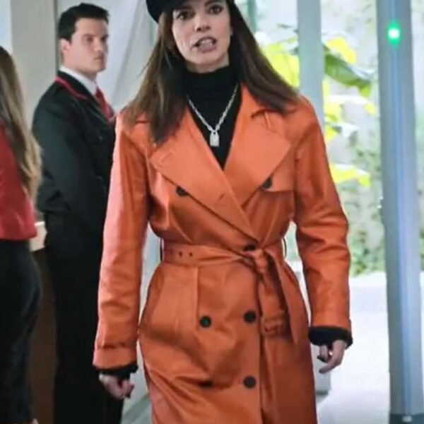 Maribel Verdú Elite S07 Leather Trench Coat